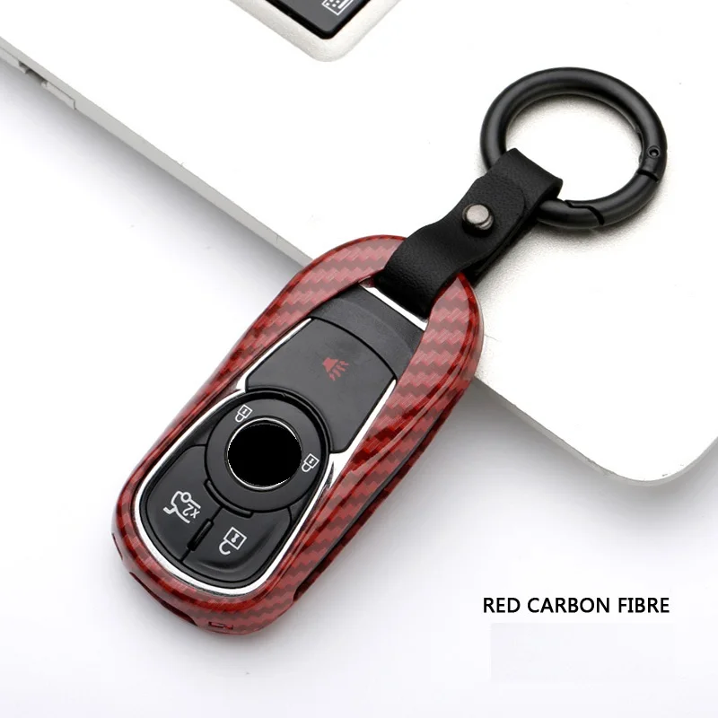 Углеродное волокно сплав автомобильный ключ чехол держатель ключ чехол закрытый для OPEL Astra Buick ENCORE ENVISION Лакросс автомобильный Стайлинг