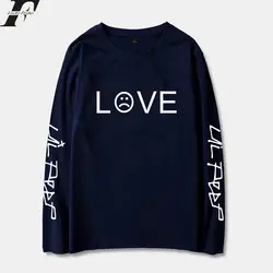 Lil Peep r.i.p принт с длинным рукавом хип-хоп спортивная футболка s модная женская мужская футболка Повседневная футболка Толстовка Топы 4XL