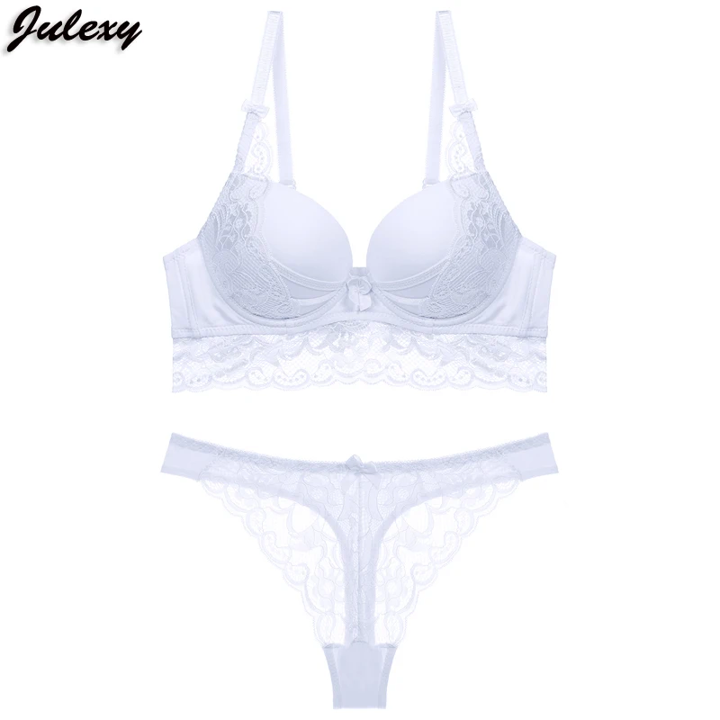 Женский кружевной бюстгальтер с чашками пуш ап и трусики|push bra set|push up setunderwear panties