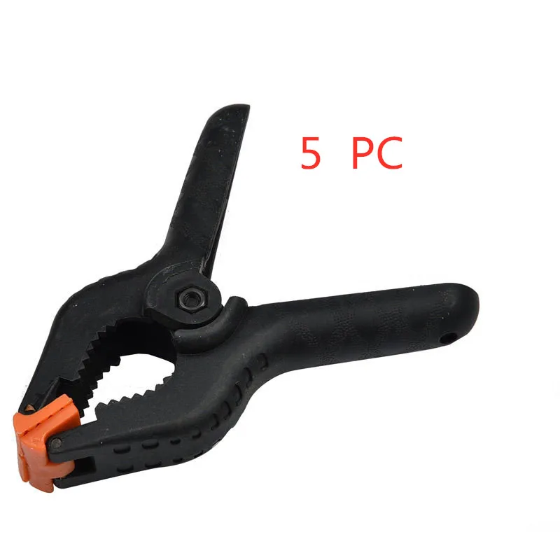 

5Pcs/Pack Plastic Nylon Spring Clamp 2in 65mm Phone Tablet LCD Screen Fastening Clamp Non-slip Handle Woodworking Repair Tool
