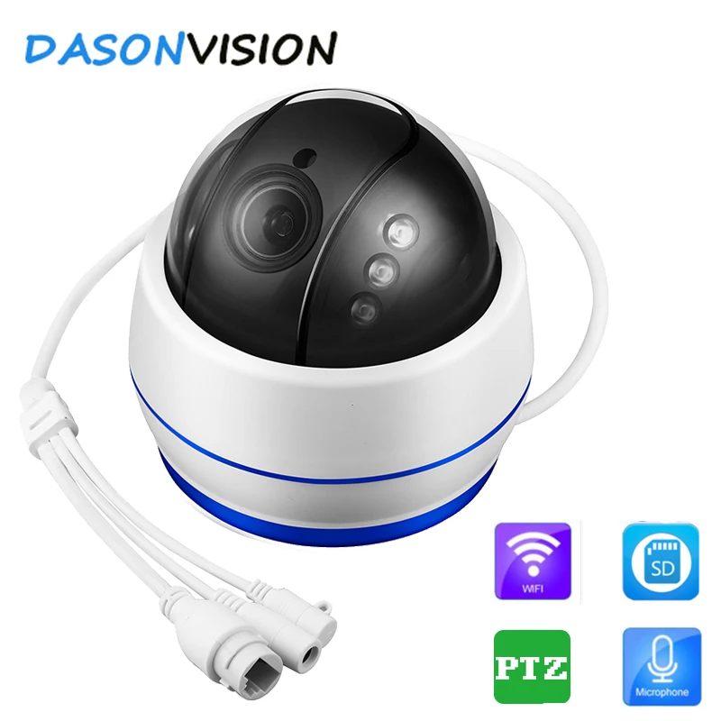 1080P Full HD Крытый Wi Fi купольные IP купольная Камера 5x зум Беспроводной Видео