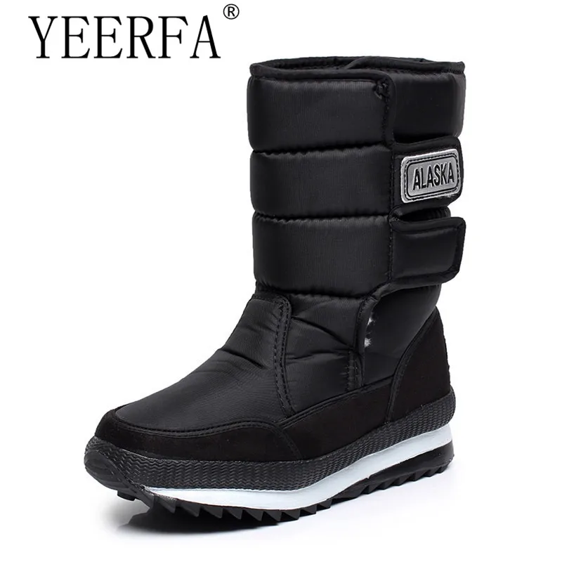 

2018 winter warm men's thickening platforms waterproof shoes military desert male knee-high snow boots outdoor hunting botas