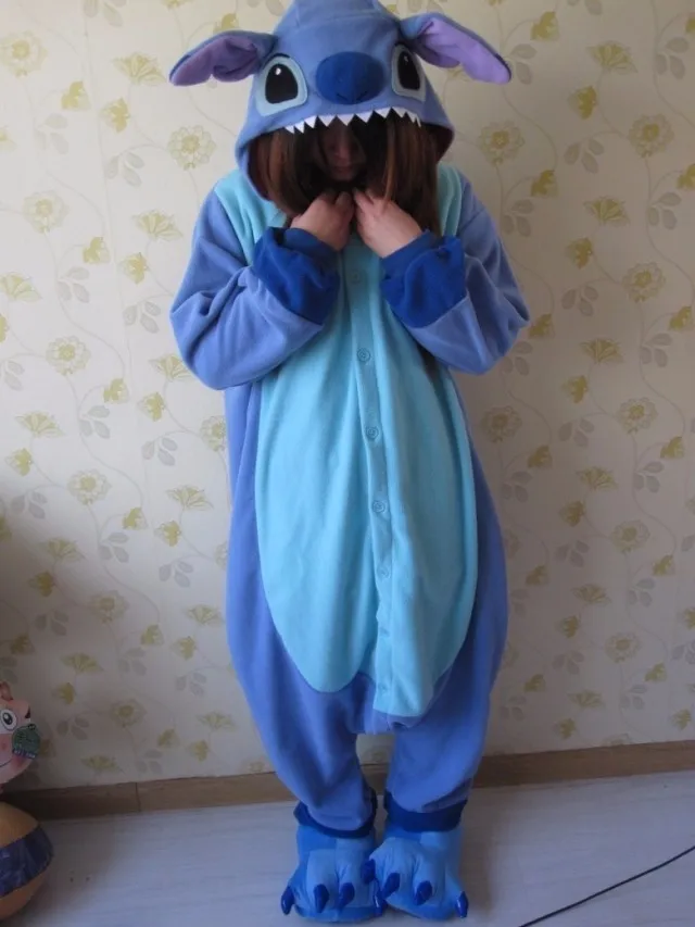 Взрослый/ребенок унисекс Женские пижамы с капюшоном пижамы зимняя фланелевая Хэллоуин Фланелевая пижама животного пижамы высокое