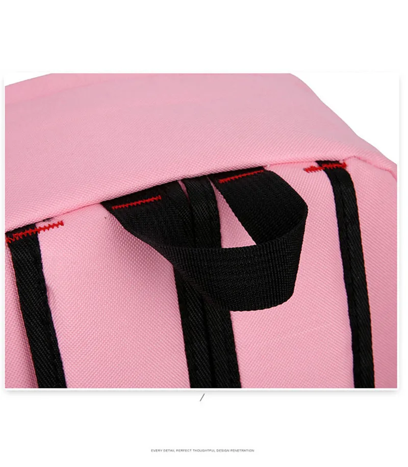 Sac à dos fille toile 4 pièces 17