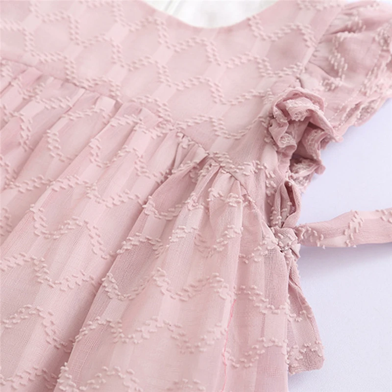 New Arrival Toddler Girls Summer Dress 2019 Toddler Kids Baby Girls Clothes Chiffon Bowknot Party Pageant Princess Dress V6@ (46)