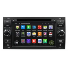 7 Pulgadas Android 5.1 Quad Core HD1024 * 600 Coches Reproductor de DVD GPS para Focus 2005-2007 Radio de Plata Negro Con Free 8 GB Tarjeta del MAPA