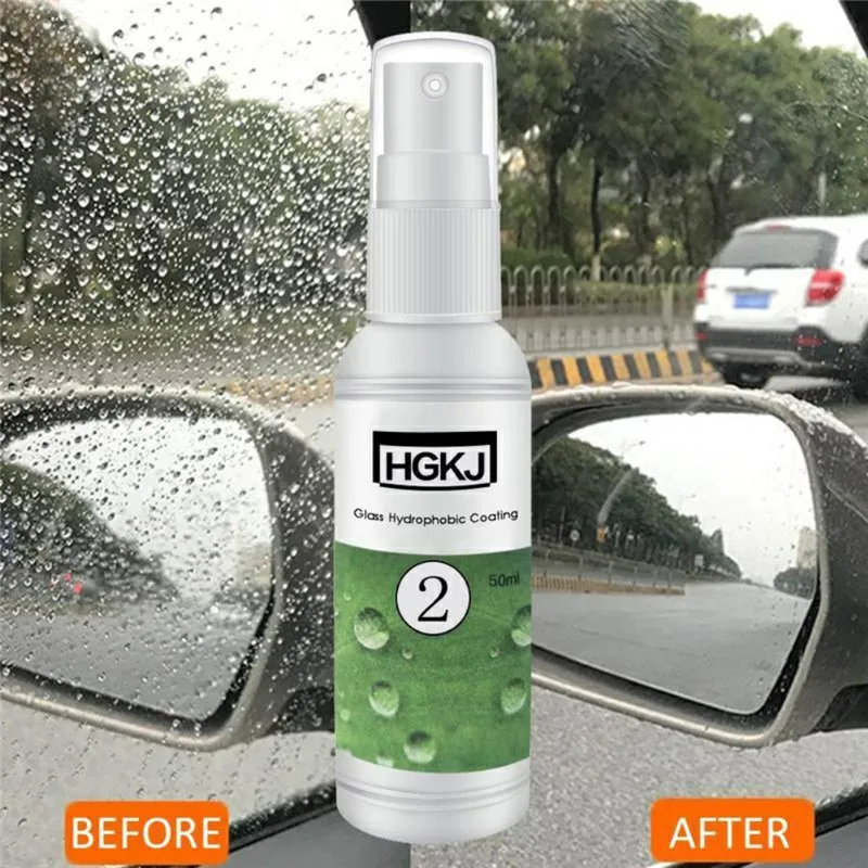 HGKJ-2-20ml для чистки автомобиля, непромокаемое нано гидрофобное покрытие стекла, гидрофобное покрытие, автомобильный очиститель окон, автомобильные аксессуары TSLM1