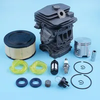 פריימר bulb 44mm Nikasil מצופים צילינדר בוכנה האוויר מסנן Bulb פריימר Stihl MS251 MS 251 ערכת Bearing המנסרים שמן חותם 1143 020 1207 (5)