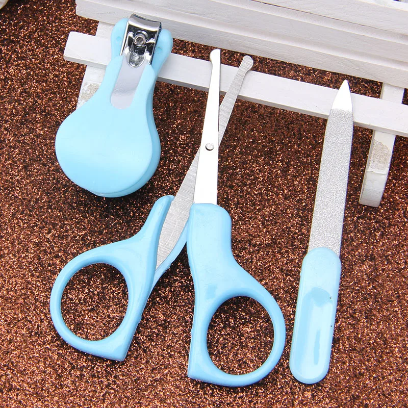 1 Set Baby Kids Nail Clippers Scissors Cutters Set Safety Finger Manicure Trimmer New Baby Care