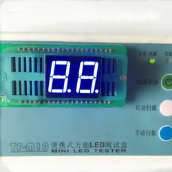 Бесплатная Доставка 10 шт. 0,56 дюйма цифровой трубки анод 0,56 дюйма 2 биты цифровой пробки 10pin синий цифровой led дисплей 0,56