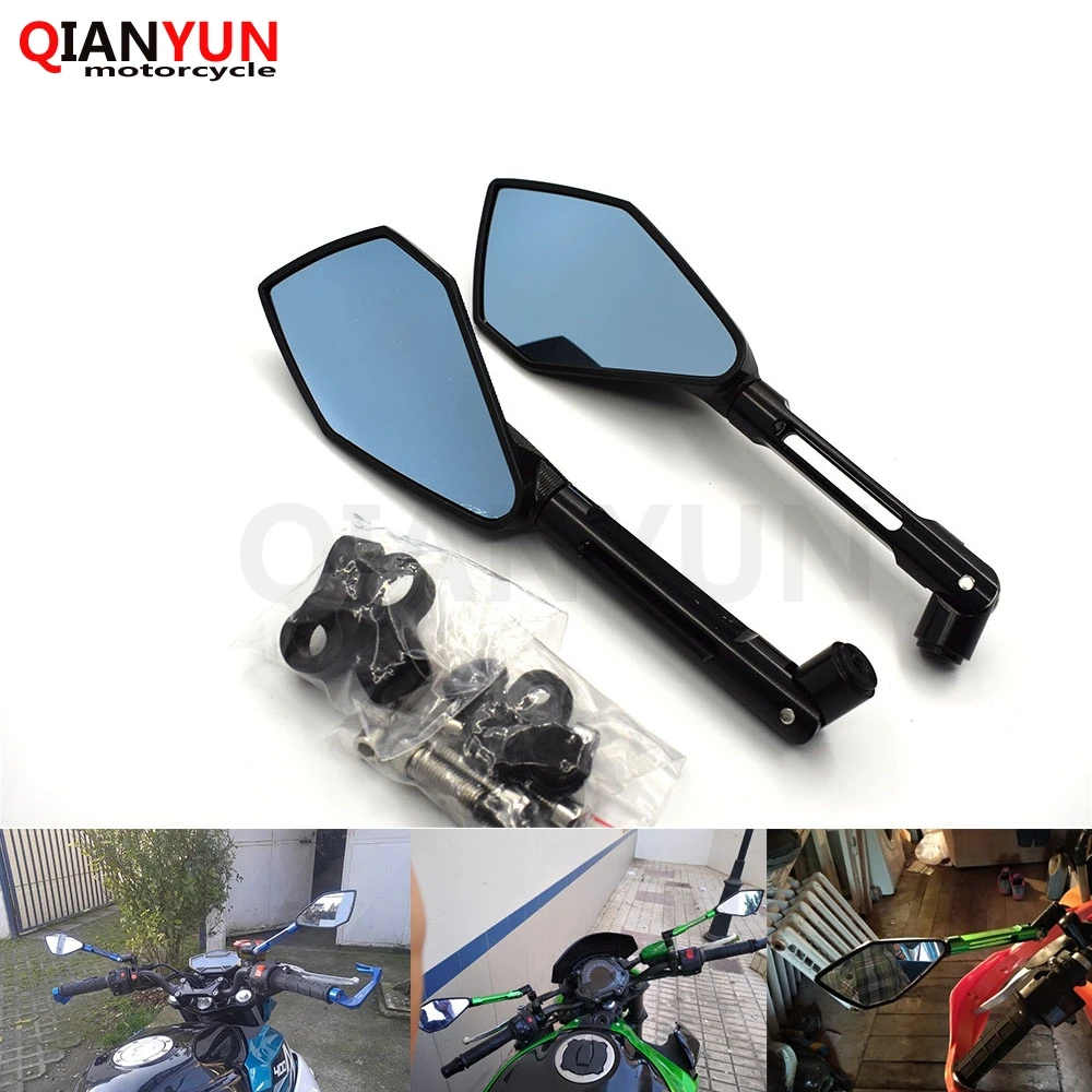 

Universal Motorcycle Mirrors motorbike CNC Rearview side Mirror Aluminum For Ducati MS4 996 998 748 750SS MTS1100 SPORT 1000