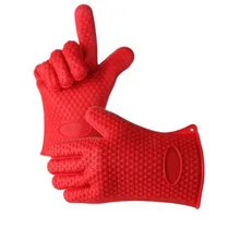 Hohe Qualität Mikrowelle Kochen Handschuhe Multifunktions Silikon Handschuhe für Den Einsatz in Küche Gabe Hoher Temperatur Lebensmittel