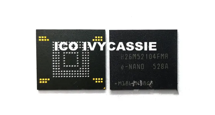 

H26M52104FMR eMMC 16GB NAND flash memory IC chip BGA153 Used 100% Tested Good