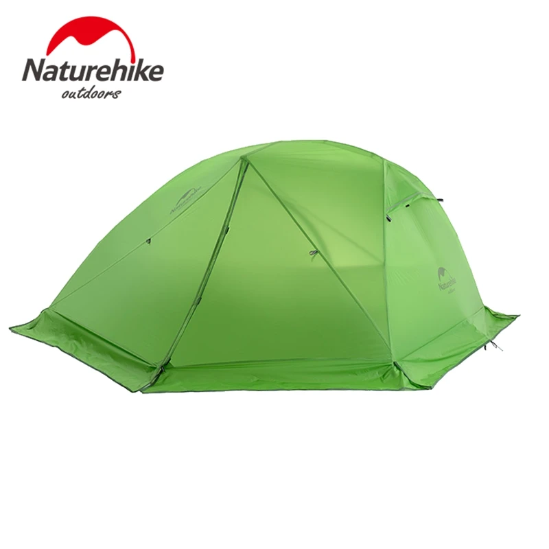 Naturehike Палатка 2 Человек 20D Силиконовое Ткани Двойного Слоя Непромокаемые Палатки