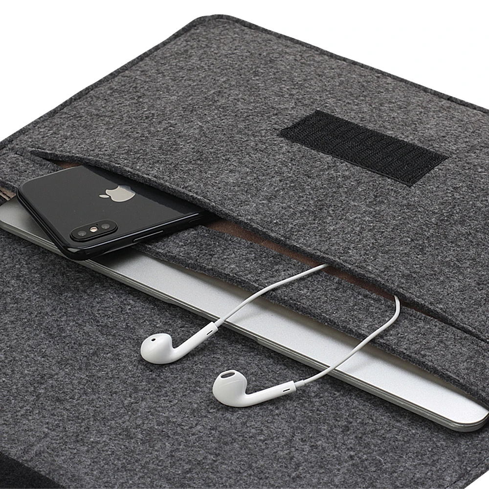 Soft For Macbook Air 11 A1465 A1370 Laptop Sleeve Wool Flet Case For Macbook Air 11 A1465 A1370 Laptop Case USB Charge Mouse Bag (8)