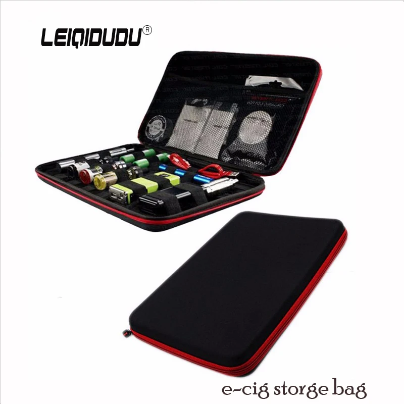 

Kbag Carrying Bags LEIQIDUDU Vape Cases E Cigarette e liquid RDA jig cotton battery vaper mod box bag carrying case