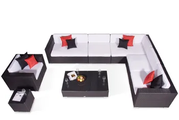 

Sigma UV resistant classic rattan unique curved corner sectional sofa