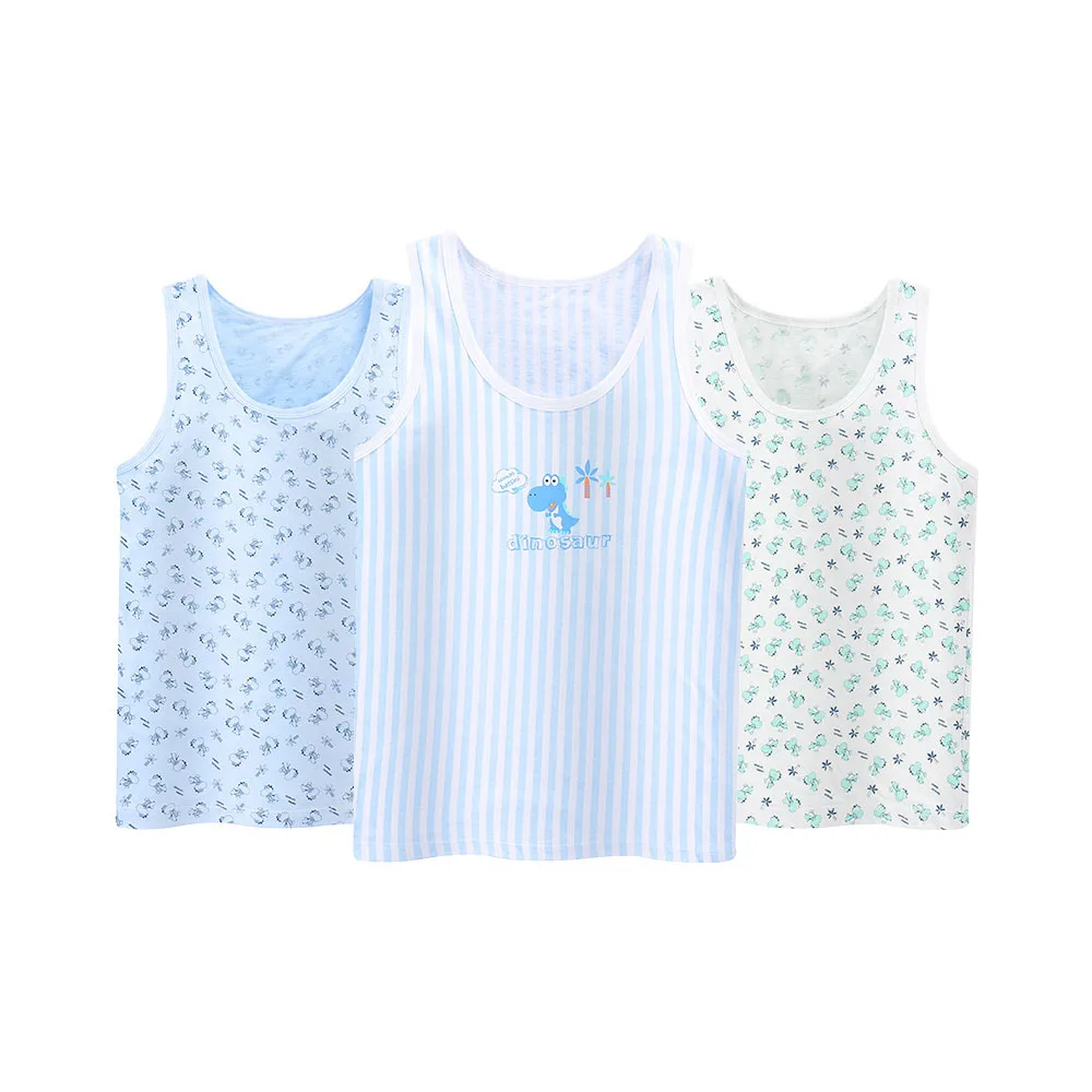 3pcs NO3 Топы на бретельках для маленьких девочек, 3 шт./партия, однотонный детский жилет пляжное детское нижнее белье хлопковые футболки без рукавов для девочек VE019 - Цвет: 3pcs NO3
