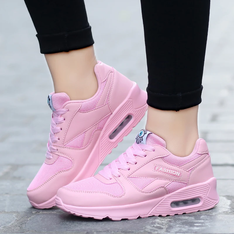 

Dropshiping 2019 New Women Shoes Spring Ladies Platforms Flats Shoes Breathable Air Mesh Sneakers Female Casual Women Shoes