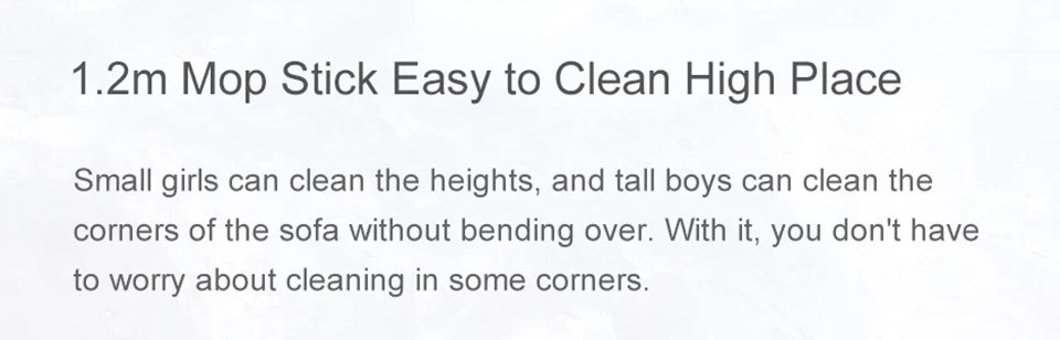 Original Xiaomi Deerma Water Spraying Sweeper Mijia Floor Cleaner Carbon Fiber Dust Mops 360 Rotating Rod 350ml Tank Waxing Mop  (19)