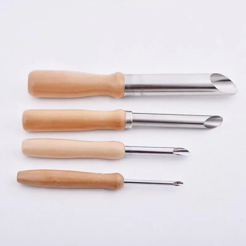 

4 Pcs Ceramics Pottery Round Hole Cutters Polymer Clay Sculpting Tools Ceramic Hole Cutters Tools