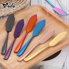 Нож для масла из нержавеющей стали, нож для резки сыра, сэндвич, масло, деление, западные столовые приборы, посуда для завтрака, десерта, крема, торта