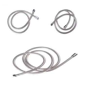 

1.2/1.5/2M common plumbing hosesSilvercolor Stainless steel showerhose soft showerpipe Flexible Bathroom water pipe good quality