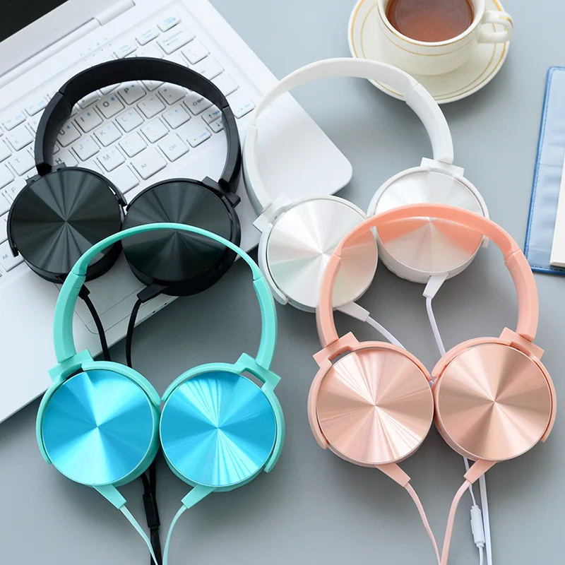 bilder für Luxus Schöne Stirnband Stereo Rose Gold Kopfhörer mit Mikrofon Tragbare Wired Headset für Handy iPhone PC Geschenk bilder für Luxus Schöne Stirnband Stereo Rose Gold Kopfhörer mit Mikrofon Tragbare Wired Headset für Handy iPhone PC Geschenk