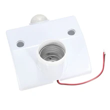 1/pcs E27 Screw Infrared Sensor Wireless Remote Control Lamp Holder
