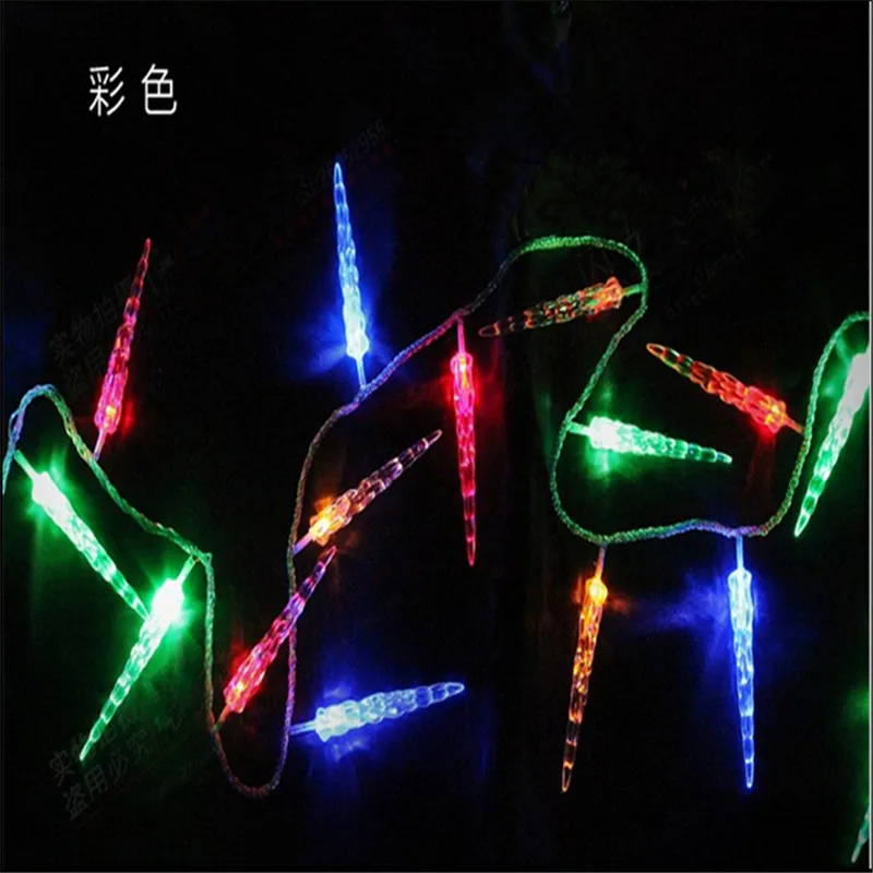 10M 50 LED Icicle String Light New Year Christmas Xmas Wedding Party Led Fairy Lights for New year/Garland/Home&outdoor lighting