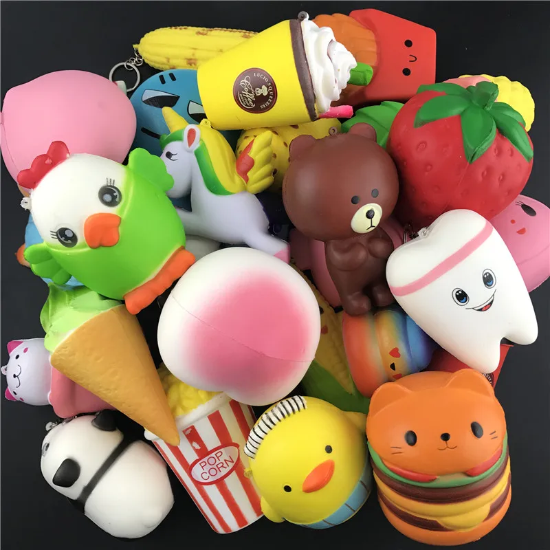 

Squshies Slow Rising Squishy Toy Corn Shape Relieves Stress Toys for Children Adults Anxiety Attention squeeze toys