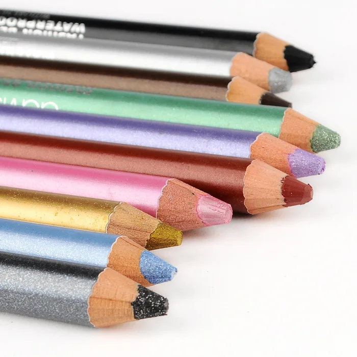 1 pcs Glitter Eyeshadow Eyeliner Pencil Make Up Natural Waterproof...