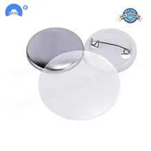 100 unids/set de Pin de placa en blanco piezas de botón suministros para insignia para ropa botón manualidades DIY materiales 25/32/37/44/50/56/58/75MM