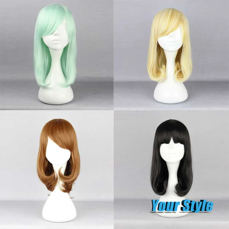 42cm Best Natural Looking Hair Wigs Hairstyles Medium Length