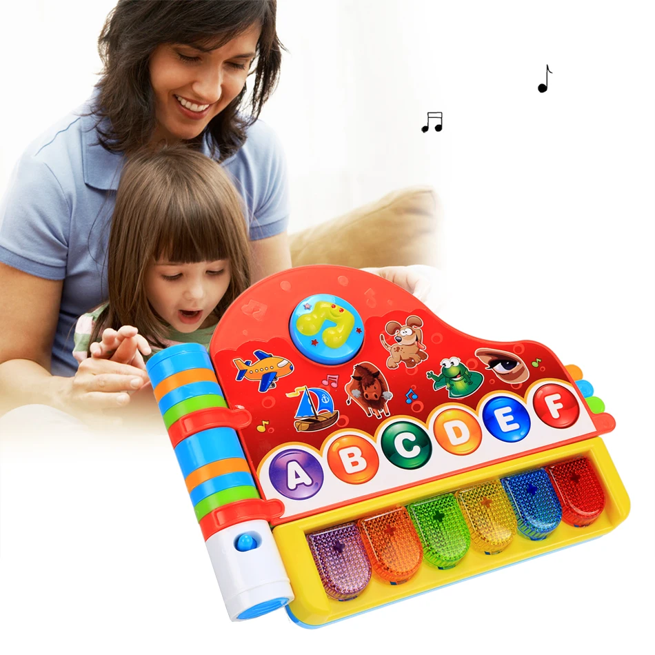 Infant Baby Boys Girls Puzzle Early Educational Toys Piano Musical