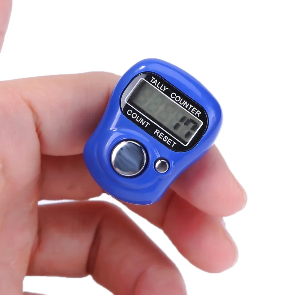 Stitch Marker Row Counter Finger LED Electronic Hand Ring Digit Tally Counter
