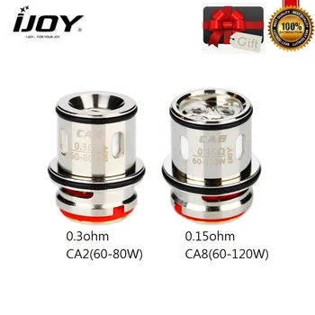 

IJOY Captain CA2 0.3ohm CA8 Coil 0.15ohm Vape Coils for Captain Subohm Tank Vapor Vaporizer Atomizer Core Pro 60-120W 6pcs/lot