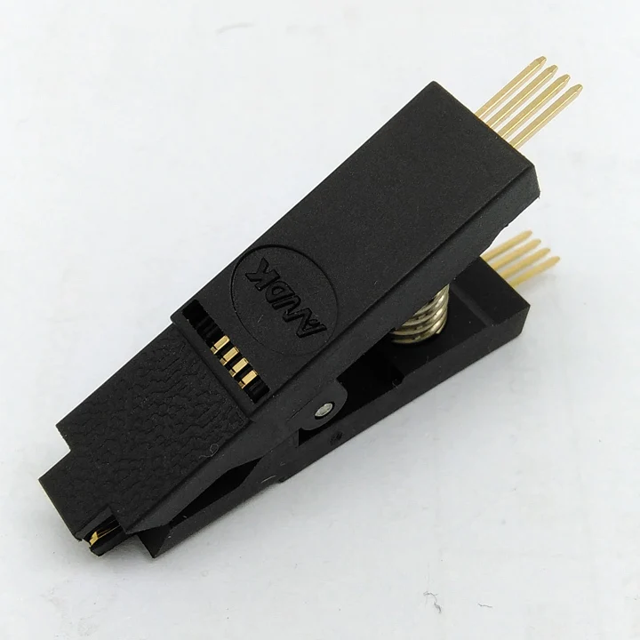 

BIOS SOP8 SOIC8 Original Straight Test Clip Pin Pitch 1.27mm Universal Body Programming Clip Adapter Clamp
