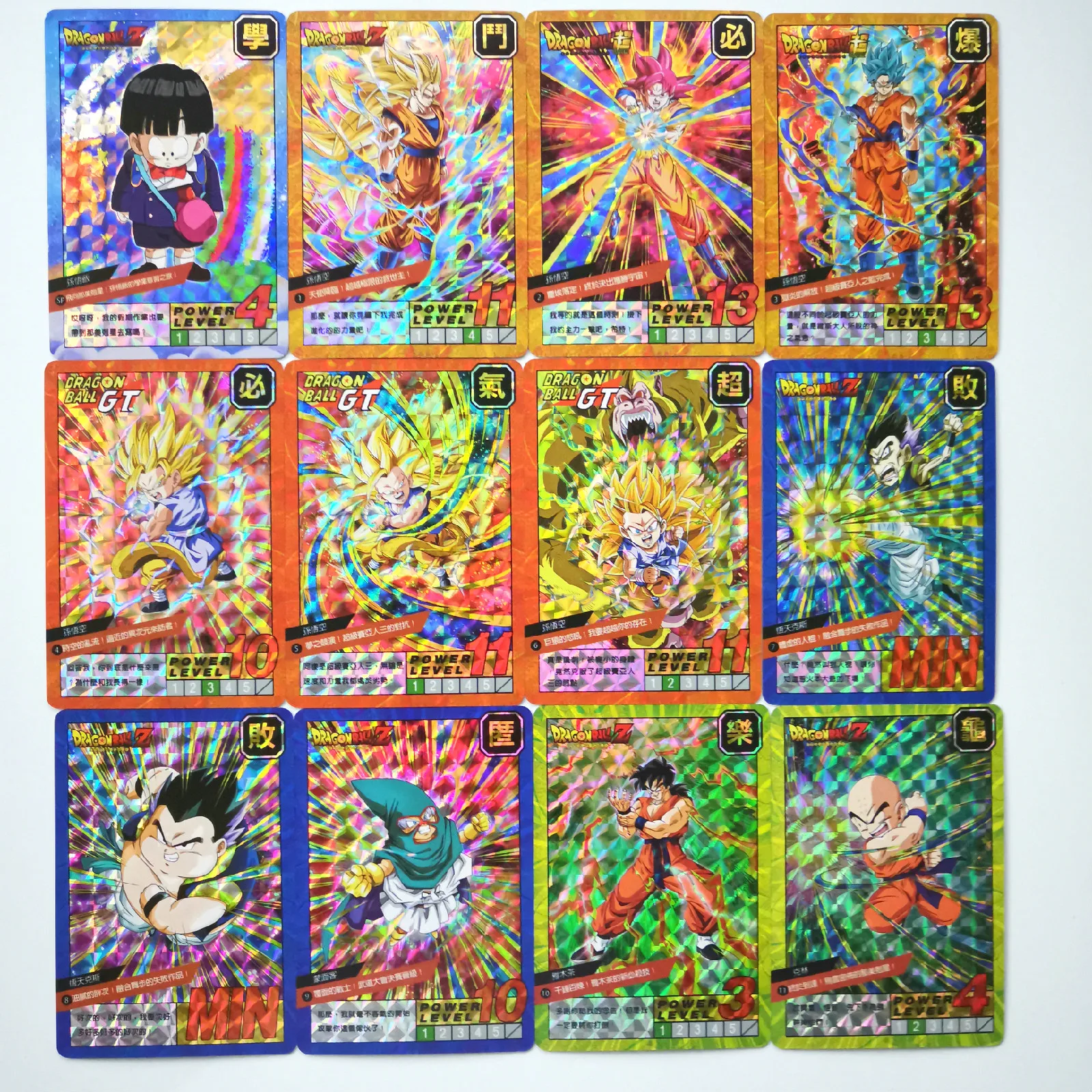 55 шт./компл. супер Dragon Ball-Z 9 ni 1 набор героев битва карта ультра инстинкт Гоку Вегета игра Коллекция аниме-открытки