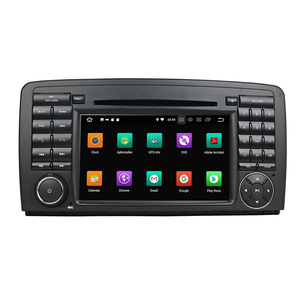 Top KLYDE 8 Core 7" Android 8.0 1024*600 Car DVD Player For BENZ R-Class W251 W280 W300 W320 Audio Stereo Radio Multimedia Player 0