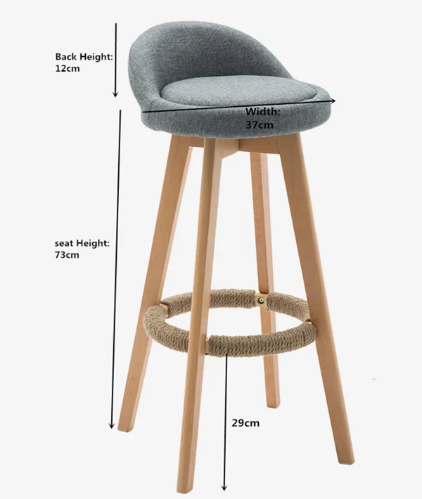 bar stool Size