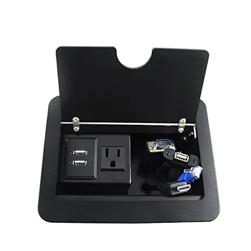 2019 столов в переговорной кабель уютное с USB Зарядное устройство США Мощность и