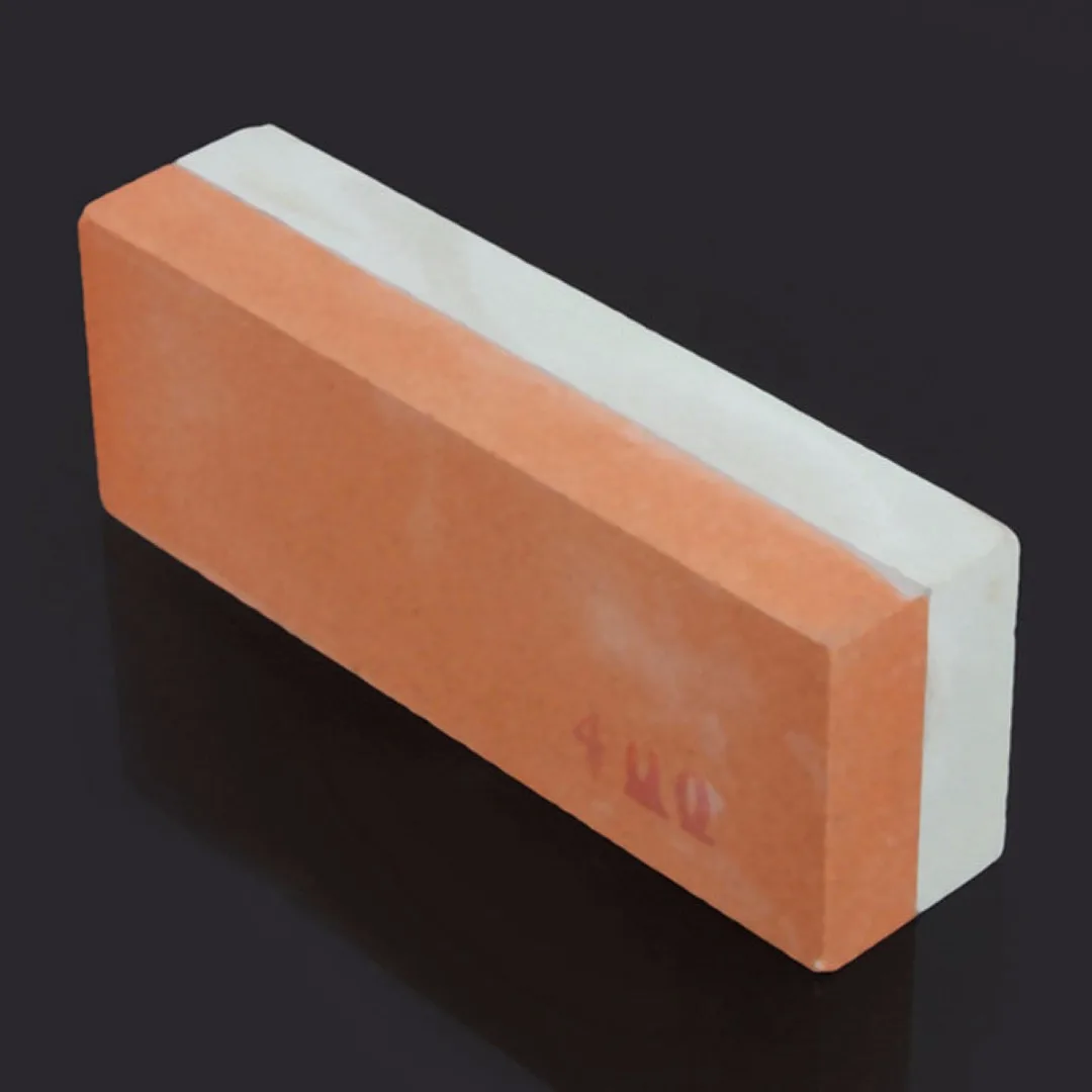 Kitchen Double Sided Sharpening Sharpener Wet Stone Razor Whetstone 10x35x25mm