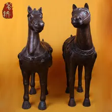 Бронзовая скульптура, Лошадь Медь ремесла украшения большие украшения фэн-шуй украшения