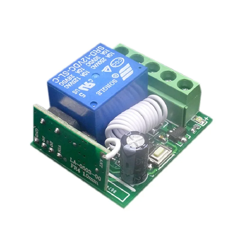high-quality-DC-12V-10A-1CH-Wireless-RF-Radio-Light-Switch-Remote-Control-Transmitter-Receiver-315MHZ