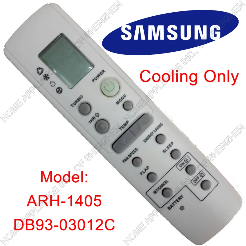 

SAMSUNG Split And Portable Air Conditioner Remote Control ARC-1405 DB93-03012C