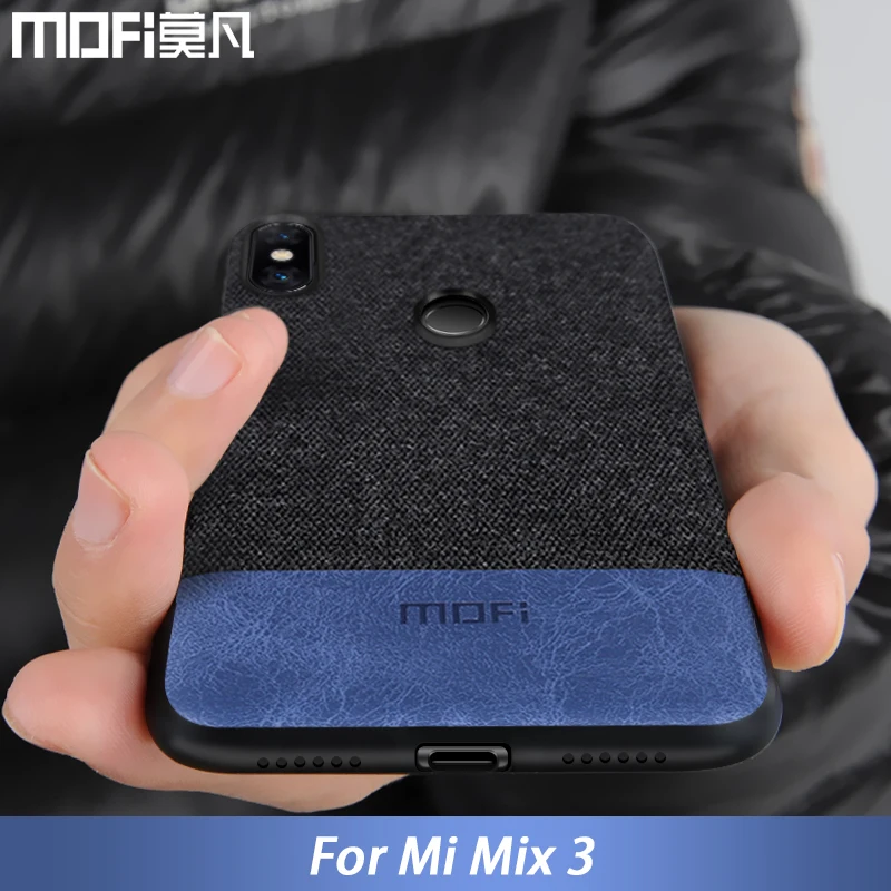 Для xiaomi mi x 3 чехол Mofi оригинальная задняя крышка силиконовый mi x3 чехол Защитный тканевый противоударный mi x 3 Чехол