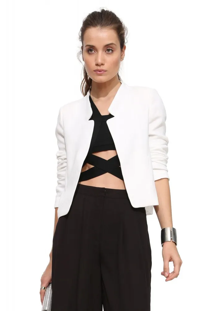 3 colores Mujer Blazers y Chaquetas 2015 de primavera