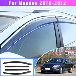 Для Ford Mondeo 2010 2011 2012 ABS автомобиль Дымовое Окно Солнцезащитный козырек-отражатель защита аксессуары для укладки 4 шт