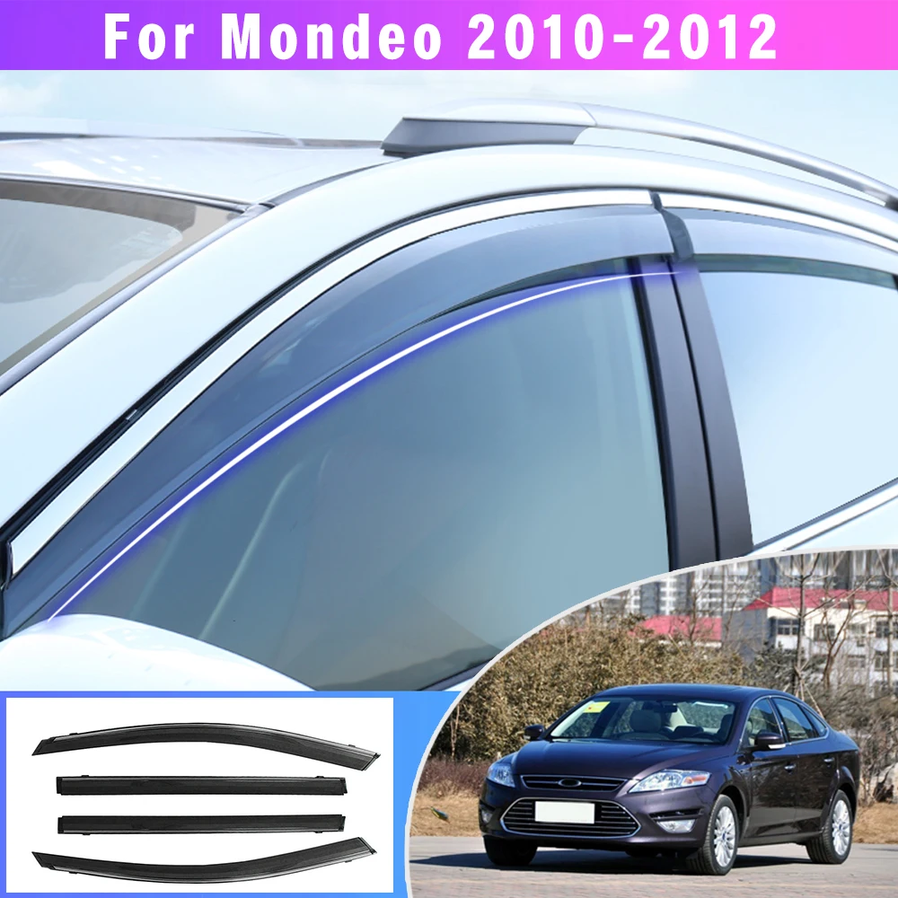 Для Ford Mondeo 2010 2011 2012 АБС-пластик автомобильный дым Окно Солнцезащитный козырек